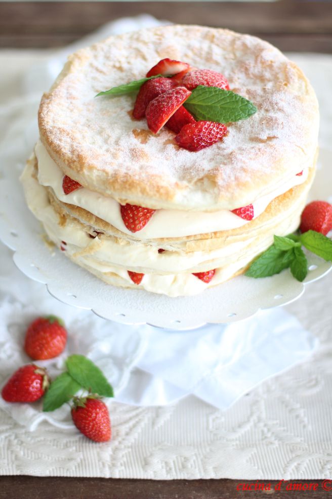 Millefoglie alla fragola4